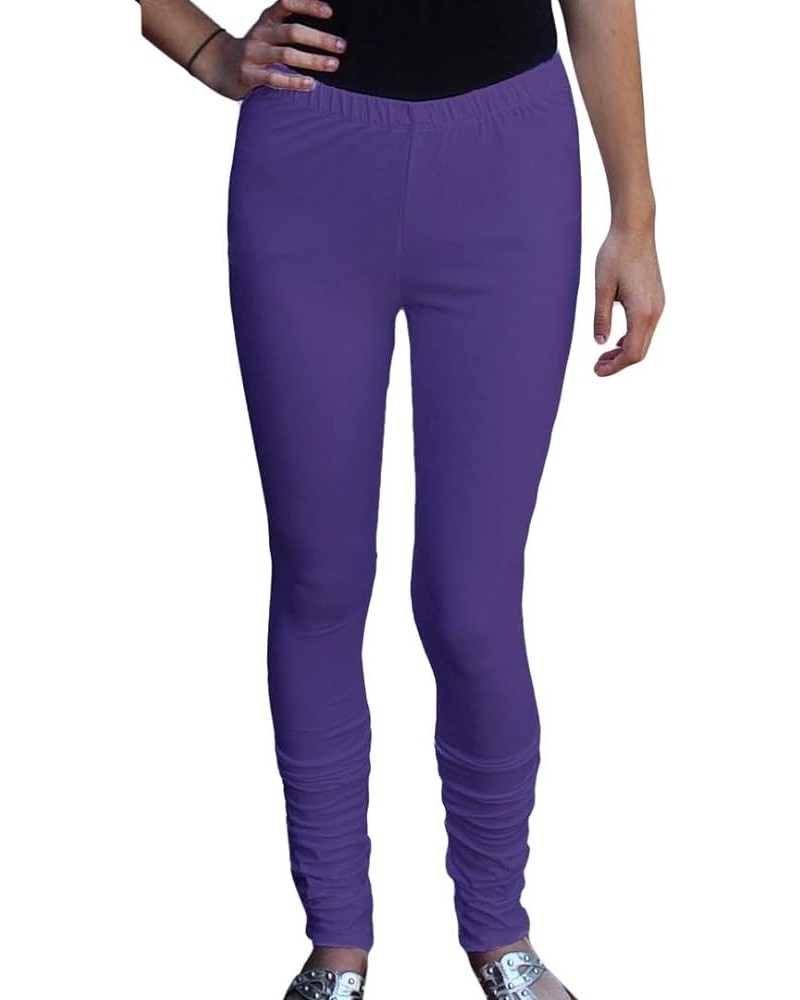 Pure Cotton Jersey Extra Long, Tall Leggings Periwinkle $12.50 Leggings