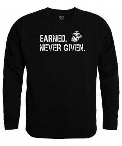 Graphic Crewneck Sweatshirt Black Earned 1 $7.04 Activewear