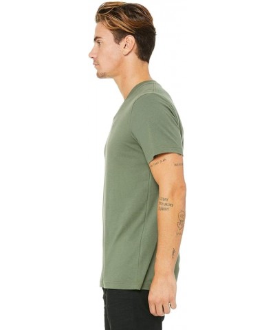 Bella USA Made Jersey V-Neck T-Shirt Military Green $7.73 T-Shirts