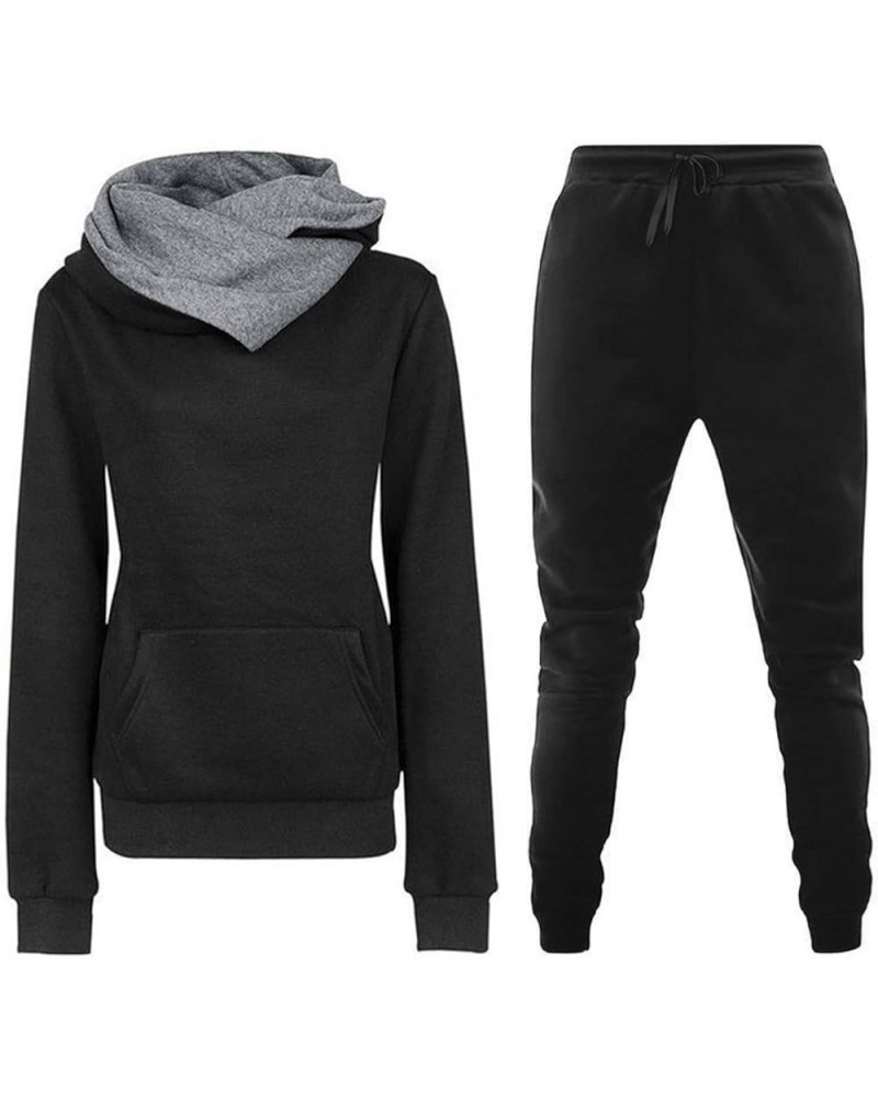 Fleece Hoodie Sweatshirt Hooded Sweatshirt Top Fall Clothes 2023 Outfits Sudaderas Para Mujer Sudaderas Para Mujer D-black $1...