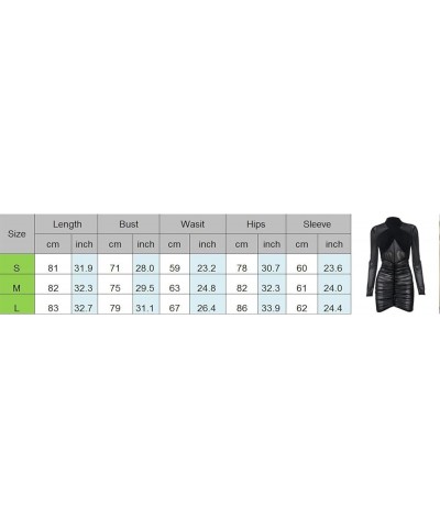 Women Y2k Long Sleeve Bodycon Mini Dress Vintage Mesh Low Cut Short Dress Fall Sexy Cocktail Club Mini Dress Clubwear 23oct19...