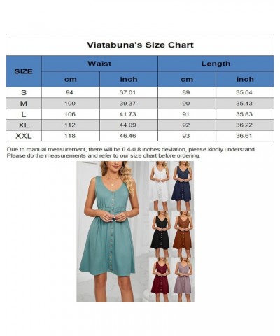 Women's Summer Casual Crew Neck Tank Dress Sleeveless Drawstring T Shirt Sundress A line Midi Dress with Pockets Bcaramel $15...