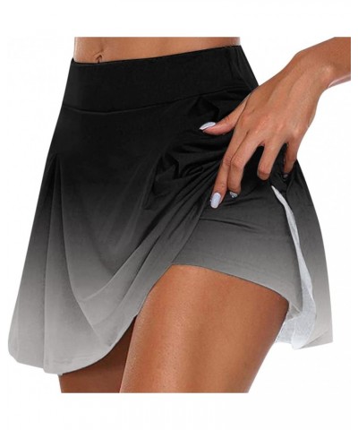 Athletic Tennis Shorts Skirts for Women Plus Size Golf Skorts Skirts High Waisted Gym Workout Active Shorts Skorts H-grey $7....