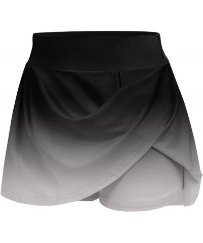 Athletic Tennis Shorts Skirts for Women Plus Size Golf Skorts Skirts High Waisted Gym Workout Active Shorts Skorts H-grey $7....