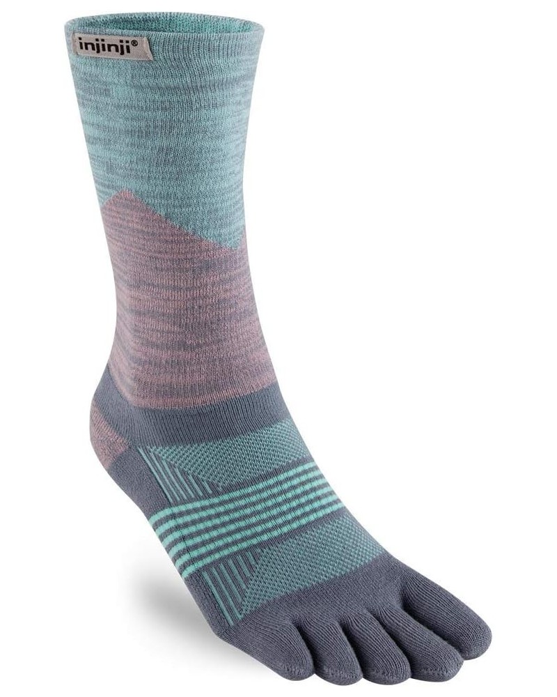 Women's Trail Midweight Crew Socks Quartz $16.62 Activewear