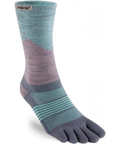 Women's Trail Midweight Crew Socks Quartz $16.62 Activewear