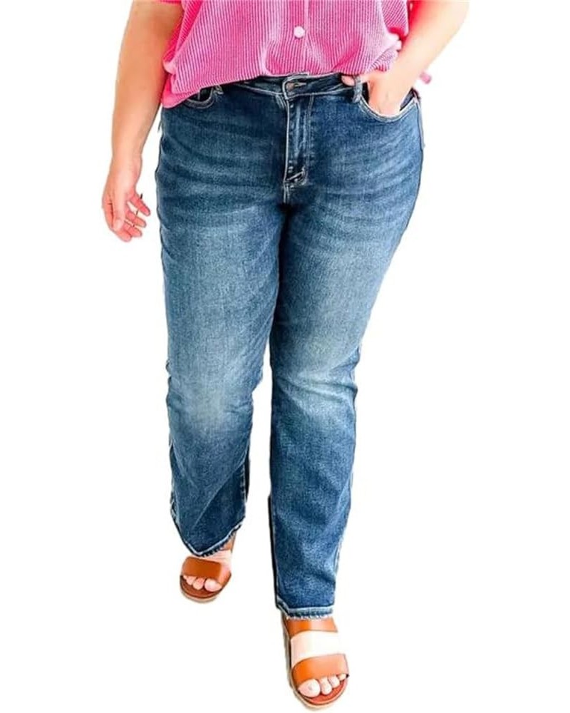 Holy Grail Tummy Control Bootcut Jeans, Holy Grail Jeans, Women's Bootcut Jeans Dark Blue Regular $16.25 Jeans