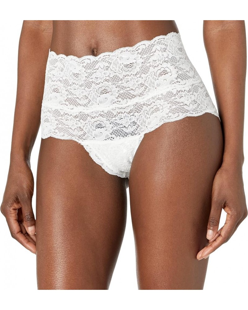 Women's Say Never High Waisted Bikini Moon Ivory $18.59 Lingerie