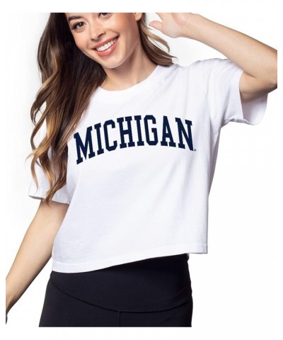 Women's Short 'N Sweet Tee Michigan Wolverines Small White $11.43 T-Shirts