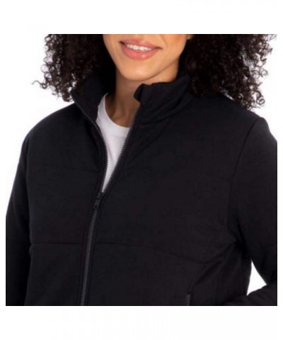 Three Dots Ladies' Quilted Jacket (Black, m), Medium $25.51 Jackets