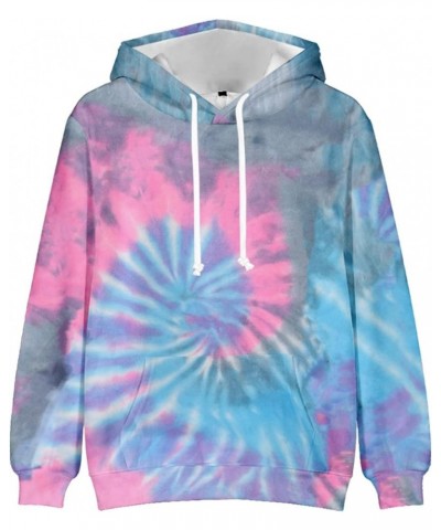 Women Plus Size Ombre Tie Dye Hoodie Top Irregular Graphic Oversized Hooded Sweatshirt Fall Loose Long Sleeve Casual Pullover...