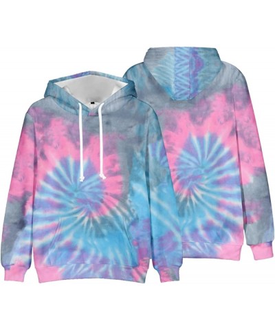 Women Plus Size Ombre Tie Dye Hoodie Top Irregular Graphic Oversized Hooded Sweatshirt Fall Loose Long Sleeve Casual Pullover...