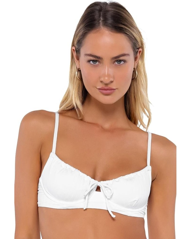 Avila Underwire Women's Swimsuit Bikini Top with Removable Cups Magnolia Bay Rib $36.49 Swimsuits