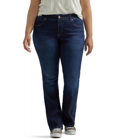 Women's Plus Size Ultra Lux Comfort with Flex Motion Bootcut Jean Main Thrill $20.65 Jeans