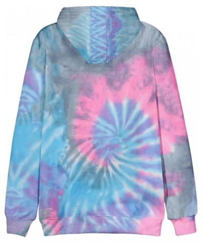 Women Plus Size Ombre Tie Dye Hoodie Top Irregular Graphic Oversized Hooded Sweatshirt Fall Loose Long Sleeve Casual Pullover...