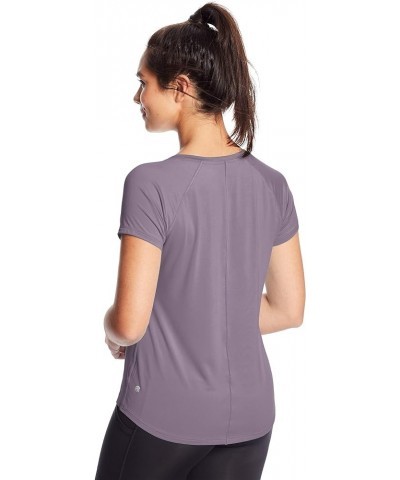 Women's Soft Tech Tee Mauve Mist Purple $10.93 Activewear