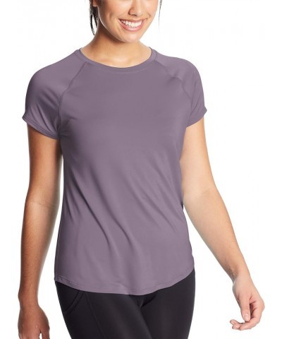 Women's Soft Tech Tee Mauve Mist Purple $10.93 Activewear