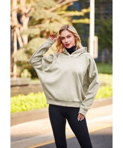 Women's Hoodie Oversized Sweatshirt Autumn Fashion Fleece Clothing Fleece Basic Solid Color Soft Sports Loose Top Sweater Lig...