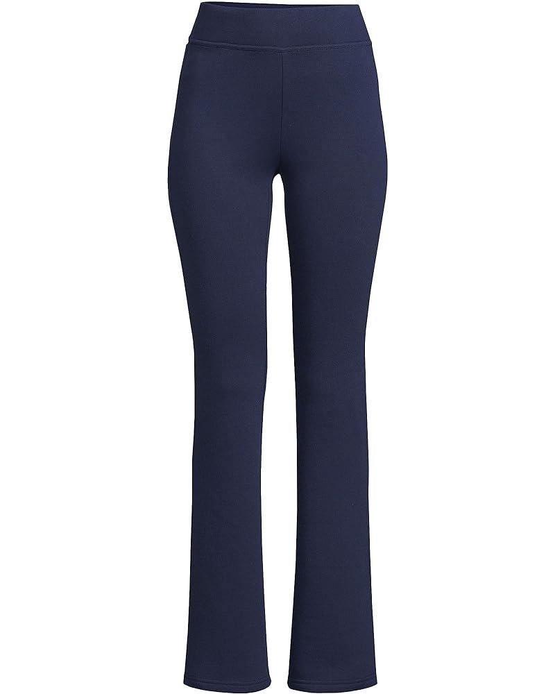 womens HR Serious Sweats Fleece Lined Pocket Bootcut Pants Deep Sea Navy $33.25 Activewear