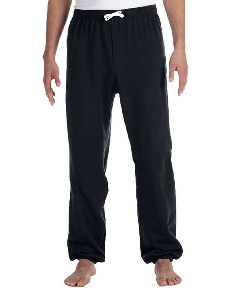 Unisex Fleece Long Scrunch Pant Black $18.26 Sweatpants