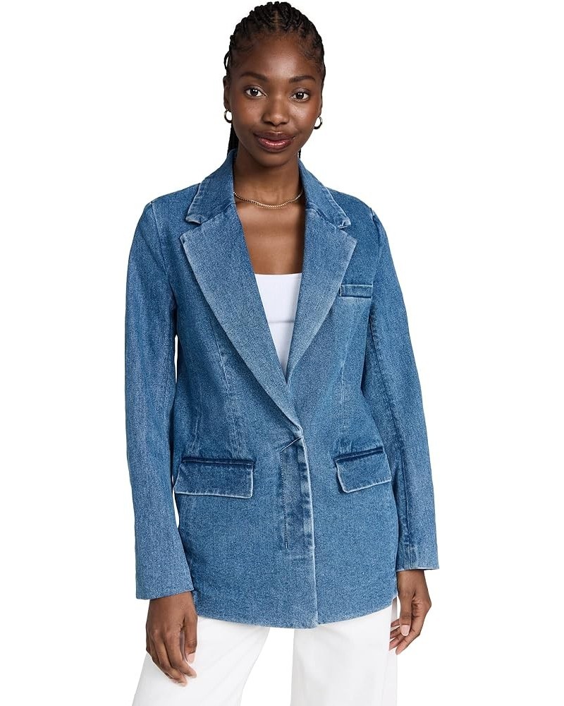 Women's Maxwell Blazer Medium Wash $152.00 Blazers