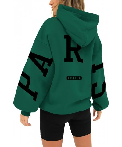 Graphic Sweatshirts for Women Women's Long Sleeved Zipperless Printed Hoodie With Back Oversized Hoodie Women A4-green $6.74 ...