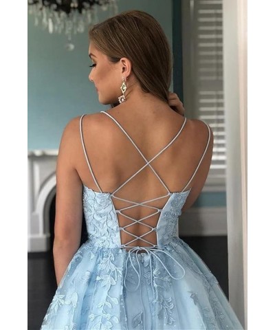 Women's Homecoming Dresses Short Prom Dress Lace Appliques for Teens Spaghetti Mini Party Gowns Yellow $28.61 Dresses