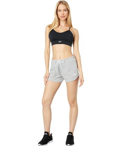 Women's Bike Shorts Medium Heather Grey/White $9.45 Activewear