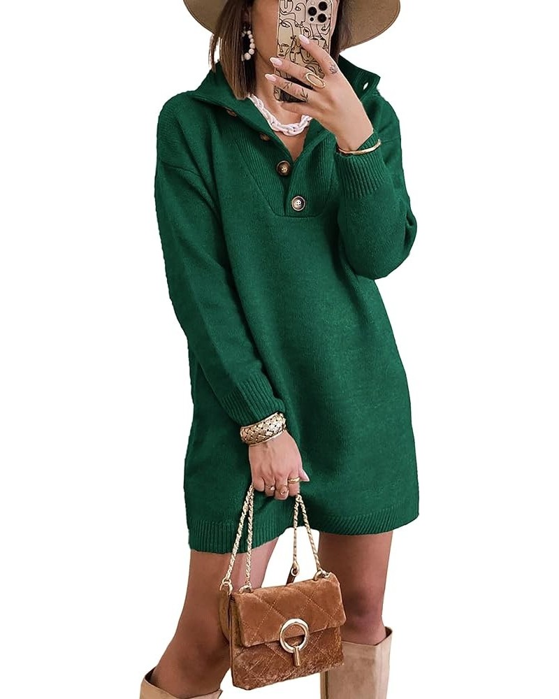 Women's 2024 Fall Winter Off Shoulder Sweater Dress Cable Knit Long Sleeve Casual Loose Oversized Pullover Dark Green $28.32 ...