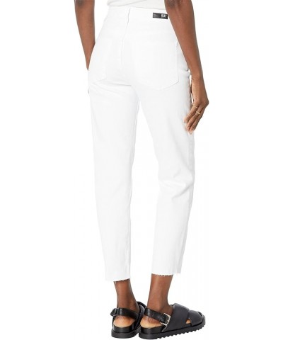 Rachael High-Rise Fab Ab Mom Jeans Optical White $48.88 Jeans