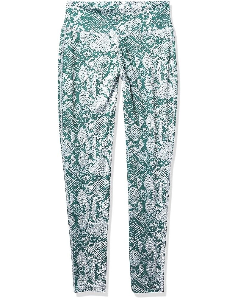 Women's Zebra Leggings North Dakota Green/Gray $10.84 Leggings