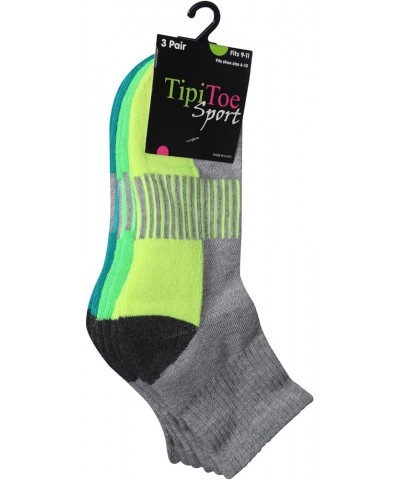 Women's 12-Pairs Running & Athletic Sports Performance Ankle/Quarter Socks Grayscale Spectrum $16.79 Activewear