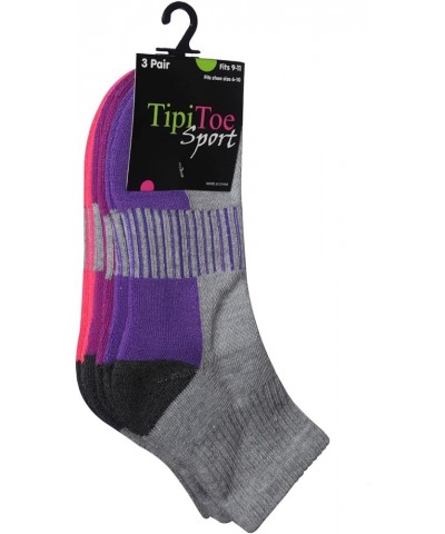 Women's 12-Pairs Running & Athletic Sports Performance Ankle/Quarter Socks Grayscale Spectrum $16.79 Activewear