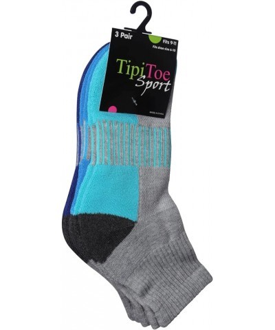 Women's 12-Pairs Running & Athletic Sports Performance Ankle/Quarter Socks Grayscale Spectrum $16.79 Activewear