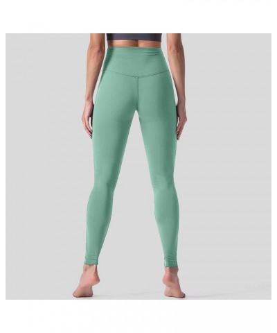 Yoga Pants Women High Waist Workout Leggings for Women Sweatpants Gym Legging Tummy Control Athletic Legging Yoga Pants Green...