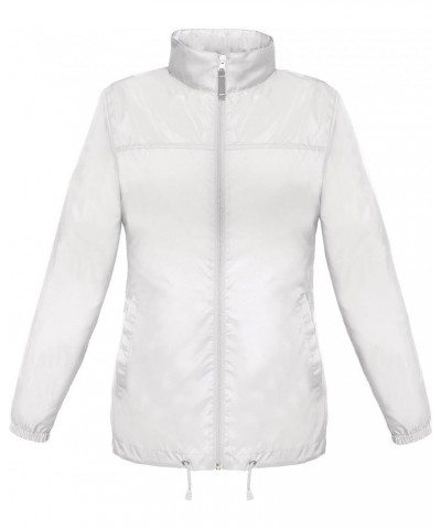 Women's Windbreaker by B and C Collection - 13 Colours Available White $15.58 Jackets