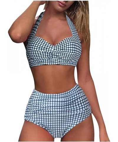 Summer Bikini Sets for Women Twist Front High Waisted Bikini Swimsuits Push Up Floral Printed 2 Piece Bathing Suits 022 $8.94...