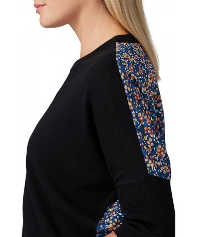 Rent The Runway Pre-Loved Floral Back Sweater Black $28.50 Sweaters