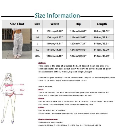 Parachute Pants for Women, Y2k Cargo Pants Women Baggy Drawstring High Rise Straight Leg Baggy Pants Jogger Sweatpants Z01-bl...