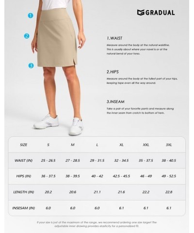 20" Golf Skorts Skirts for Women with 7 Pockets Knee Length Skort Athletic Modest Long Tennis Skirts for Women Leopard $17.55...