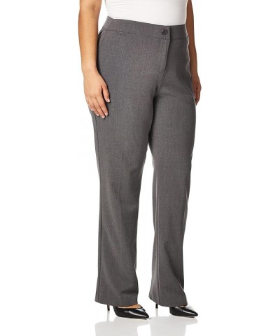 Women's Bistretch Tummy Straight-Leg Pant Heather Grey $21.29 Pants