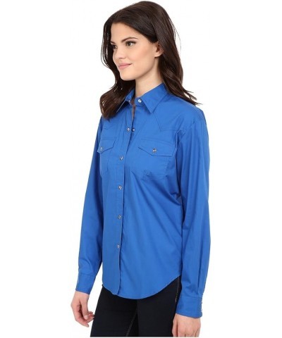 Women's Western Blue $28.42 Blouses