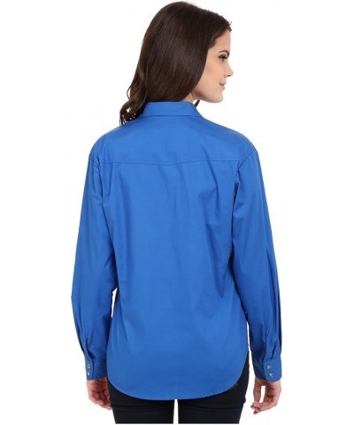 Women's Western Blue $28.42 Blouses