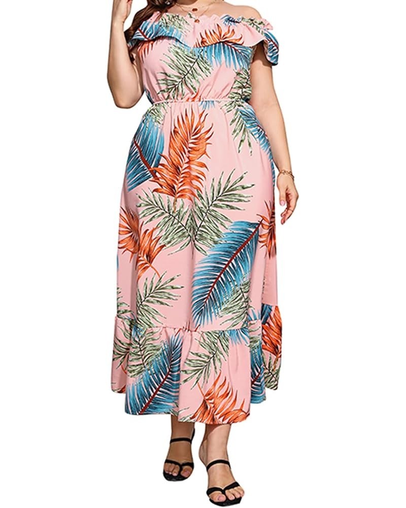 Women's Plus Size Dress Maxi Dress Floral Print Bohemian Party Chiffon Elegant Summer Dress 2305 $19.74 Dresses