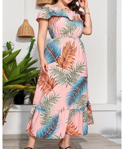 Women's Plus Size Dress Maxi Dress Floral Print Bohemian Party Chiffon Elegant Summer Dress 2305 $19.74 Dresses