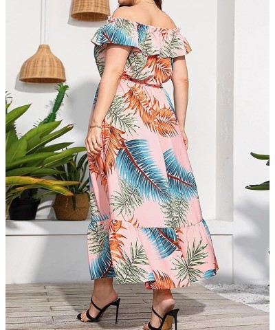 Women's Plus Size Dress Maxi Dress Floral Print Bohemian Party Chiffon Elegant Summer Dress 2305 $19.74 Dresses